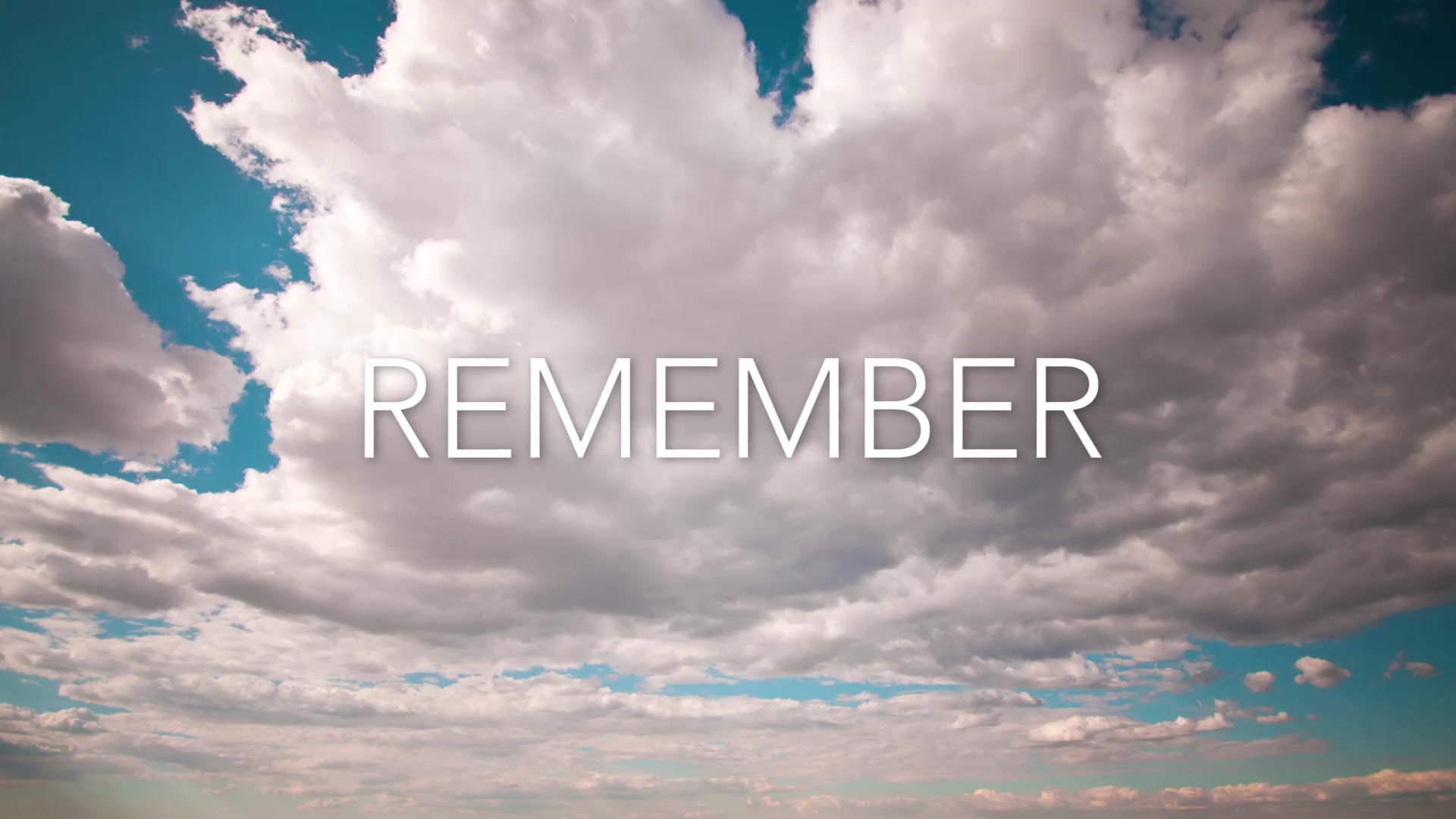 Remember Video-Musical meditativo